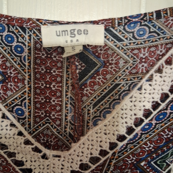 Umgee Multicolor Geometric Pattern Dress - Picture 5 of 11